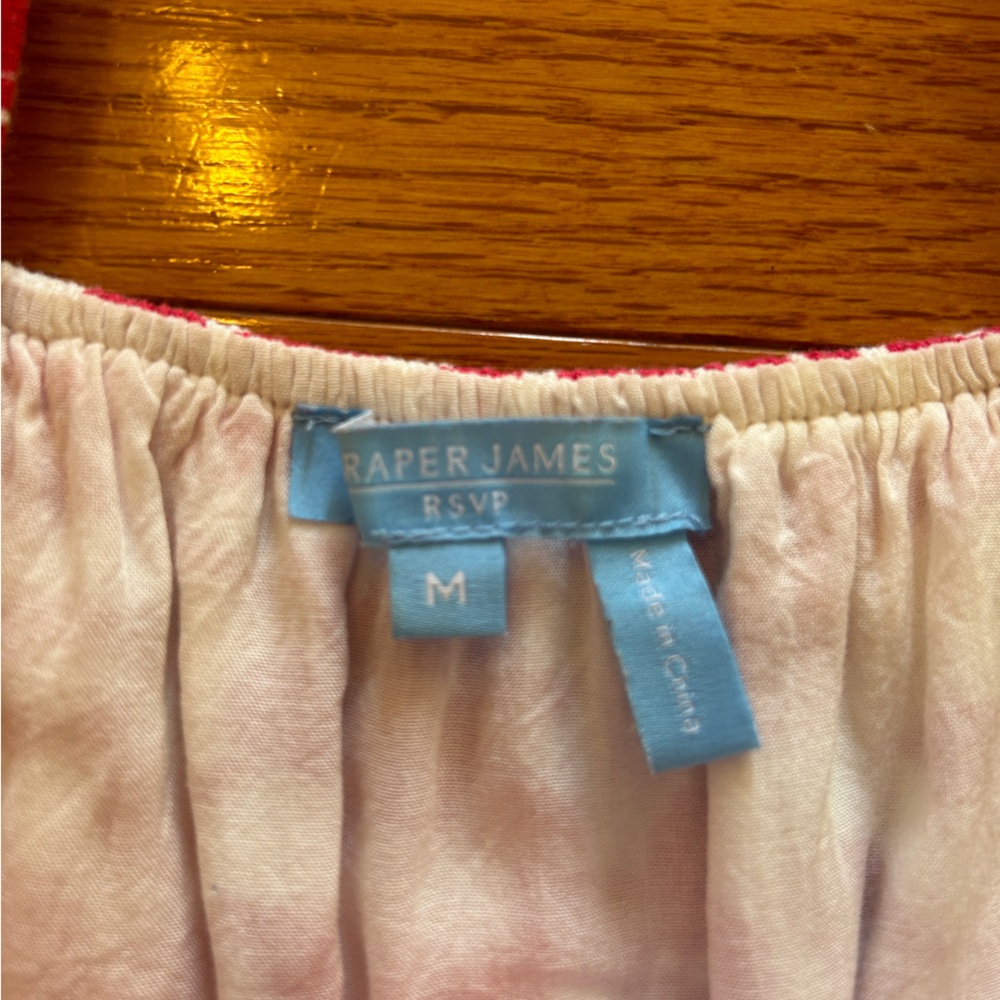 Draper James Rsvp Blouse Women’s Size M Floral Pu… - image 7